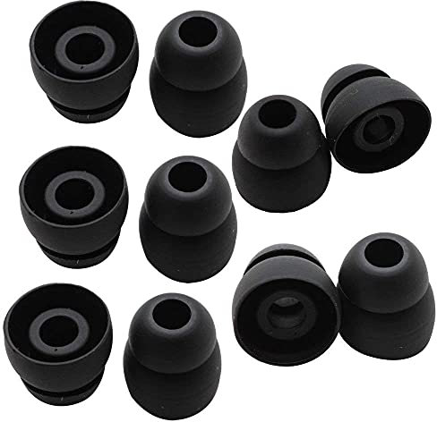 Meiso - Almohadillas de repuesto para auriculares Powerbeats 3 Powerbeats 3 también compatibles con auriculares inalámbricos Beat by Dr Dre Powerbeats 2 (10 unidades)