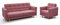 Polstergarnituren Sofa mit Sessel Schlafsofa Kippsofa Sofa mit Schlaffunktion Klappsofa Bettfunktion Couch - Scarlett (Rosa)