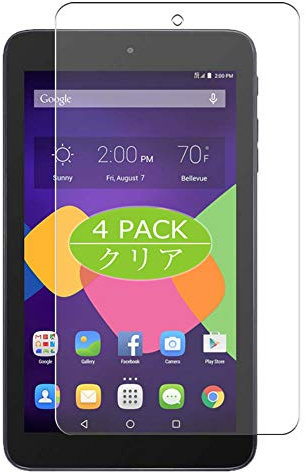 VacFun 4 Piezas HD Claro Protector de Pantalla para Alcatel Pixi7 Tablet 7 Pixi, Screen Protector Sin Burbujas Película Protectora (Not Cristal Templado)