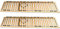 Coemo 2 x 7-Zonen Lattenrost Basic 80x200 cm starr Härtegrad verstellbar 28 Leisten Partner-Set Liegefläche 160x200 cm