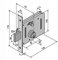 Welka - Serratura Infilare Ent. mm. 50 Scr/Mand