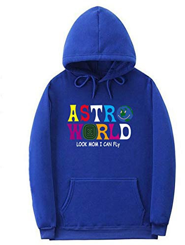 Herren Damen Jugend Casual Pullover Mit Kapuze ASTROWORLD Drucken, Hoodie Hip Hop Travis Scott Sweatshirts Kapuzenpullover Mit Taschen