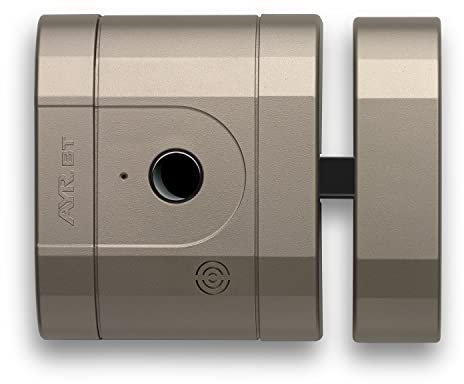 Cerradura electrónica invisible de alta seguridad int_LOCK BT. Acabado níquel mate.