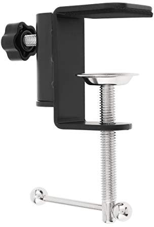 OriGlam, Morsetto a C per montaggio di base di supporto, resistente, per scrivania e tavolo, per supporti per monitor per postazioni di lavoro