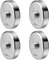 4 Pieces 1.25kg Weight Plates for 7.5kg Steel Dumbbells (4×1.25kg)