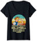 Damen Strong Woman Volleyball Mama Wochenende Vorhersage Mama Frauen T-Shirt mit V-Ausschnitt