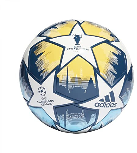 adidas Unisex Ball UCL LGE J350 SP, White/Panton, HD7863, 5 EU