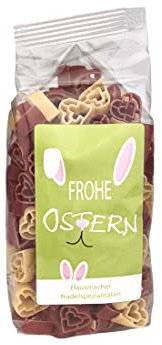1x 250 gr. Nudeln Motiv: Frohe Ostern/Geschenk/Kundengeschenk/Gastgeschenk