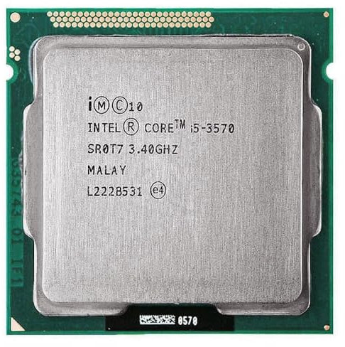 SHUOG Processore I5 3570 I5-3570 3.4GHz/ 6MB LGA 1155 Processore CPU HD 2500 Memoria supportata: DDR3-1333, DDR3-1600 CPU