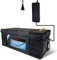 12V 200Ah LiFePO4 Batterie Lithium Eisen Phosphat Batterie Bis zu 7000 Deep Cycle mit BMS für Wohnmobile RV Solar Marine Golfwagen, Notstrom, Serien- oder Parallelbetrieb