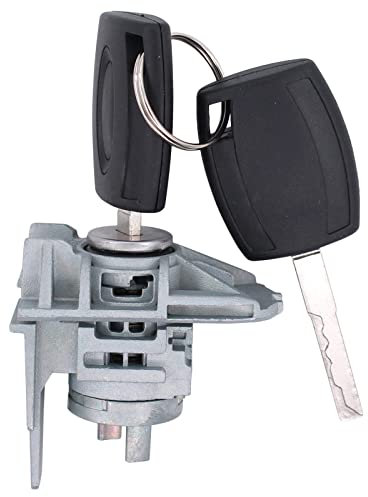 HouYeen Cilindro de cerradura de puerta delantera con llaves para Kuga Mk1 Cmax Focus Galaxy Mk2 Mondeo Mk4 Smax 1552849