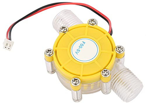 F50 Hydro DC Generatore a Turbina Ad Acqua Pompa a Flusso Turbina Energia Idroelettrica Generatore di Energia Strumento di Cambio(F50 12V giallo trasparente)
