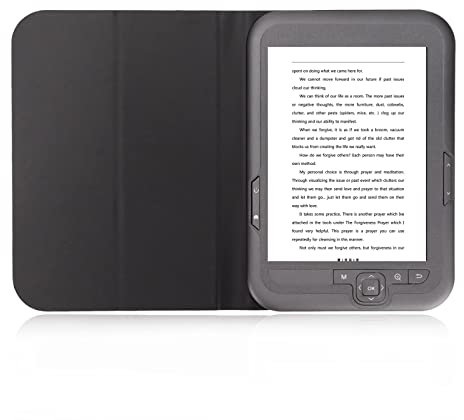 Cuifati E Reader, 6in 800x600 HD E Reader, Ink Screen Protect Eyes Ebook Readers with Protective Case, Support FM, Music Playback, Electronic PocketBook Device(#3)
