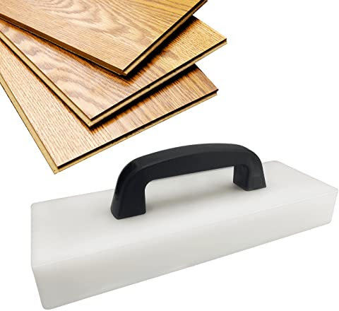 Heavy Tapping Block for Laminate Flooring, Tapping Block for Vinyl Plank Flooring, Hardwood/Engineered Wood/LVT/Flooring Installation, Flooring Tapping Block With Handle, Hammer Free-by MinliGUY