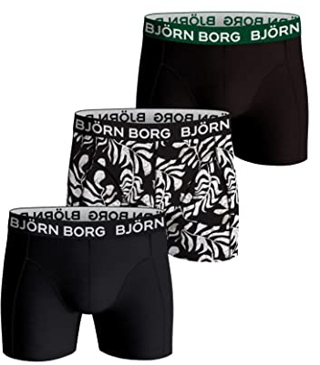 Björn Borg | Bjorn Borg Cotton Stretch Boxer 3P, Boxer Briefs for Men, Multi-Packs Available, Size S