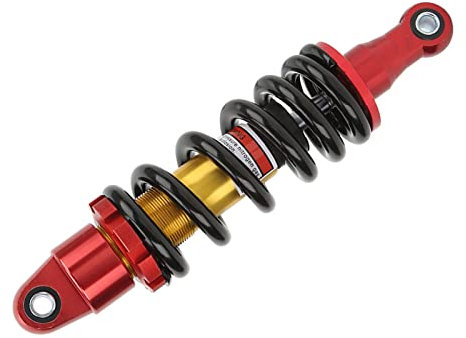 Tissting Motorrad Stoßdämpfer Hinten 270mm 980 Lbs 10mm Loch Universell Moped Federdämpfer Verstellbarer Dämpfung Dämpfer für 70cc, 90cc, 110cc, 125cc, 150cc Dirt Pit Bike, ATV