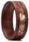 King Will NATURE 8mm Sandalwood Inlay Rose Gold Celtic Wedding Engagement Ring Band Comfort fit 9