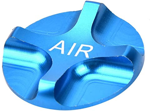 Fahrrad Federgabel Deckel,Federgabel Kappe,Ventilkappen Federgabel,Blau Eloxierte Teile Vorne AAum Für Umgekehrte Gabeln Auf Float Rc2 Stoßdämpfer,Rahren,Fahrradfedergabel AAumlegierung,Luftdichte Ve