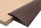 Baguette de recouvrement autocollante, 1 m, 2 m, 3 m, profilé de transition, en PVC, hauteur inférieure à 10 mm, pour sol et tapis, stratifié, marron café - 1 m