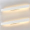 ZMH 2er set Wandleuchte Innen Wandlampe LED - Modern Schlafzimmer 100CM Flurlampe Warmweiß 31W Weiß Treppenhauslampe Wandbeleuchtung für Flur Treppenhaus Wohnzimmer
