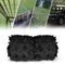 Filet Camouflage Noir 3x7m(9.8x23ft),Protection Solaire, Brise-Vue, pour Jardin, Loisirs, Camping, fête, Bar, décoration de Chasse