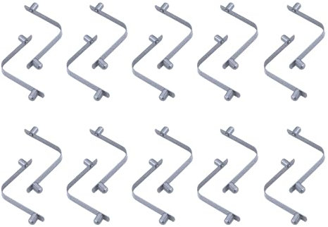 Young Wolf 20X 304 Edelstahl Solid Double Pin V-Clips Schmetterling V Clip für Swimmingpool Spa Brush Blatt Skimmer Netz, Vakuumkopf, Mini Jet Vakuum, Teleskopspole