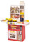 Baroni Toys Cucina Giocattolo Interattiva con Suoni Reali, Cucina con Forno, Fornelli, Microonde, Freezer e Lavabo, 47 Accessori Inclusi, Cucina Gioco Bambini e Bambine dai 3 ai 7 Anni, Altezza 88 cm