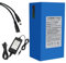 SSCYHT Pack de Batterie Lithium-ION Rechargeable 12V 30Ah Batterie Lithium polymère Portable 30 000 mAh pour équipement électronique 12V avec Chargeur,with Light 12v30000mah