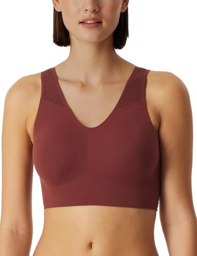 Schiesser Damen nahtloses Bustier mit herausnehmbaren Pads - Invisible Soft