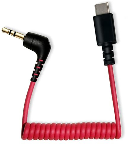 QJYTH Adaptateur de microphone compatible avec Rode Wireless Go 2/Pro/ME, USB C vers 3,5 mm TRS Adaptateur de câble de connexion compatible avec iPhone 15,16, Android avec Hollyland Lack/M1/M2 et plus