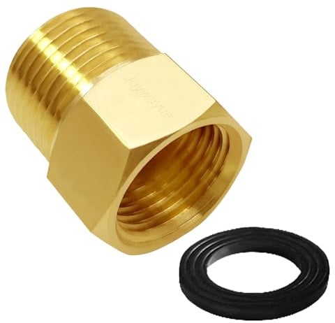 Joywayus Toilet Fill Valve Pipe Adapter 7/8 Male to 1/2 Female Bidet Hose Pipe Fitting Faucet Adapter Connector