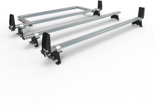 DEMARVAN Roof Rack suitable for Peugeot Expert 2016 Onwards vans - 3 Bar system with Load Stops and Roller AERO TECH – AT128LS+A30