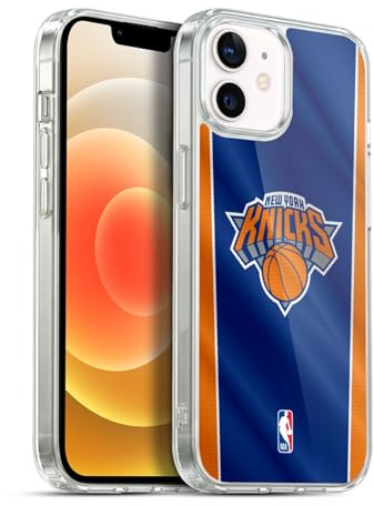Head Case Designs Offizielle NBA Vertikalbanner New York Knicks Gelhülle [Militärischer Schutzgrad] Kompatibel Mit Apple iPhone 12 / iPhone 12 Pro Und Kompatibel Mit MagSafe