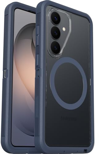 OtterBox Defender Pro XT Hülle für Samsung Galaxy S26, Transparent/Blau | Mit Magneten, Stoßfest und ultra-robust, Schützende Hülle, 7x getestet nach Militärstandard