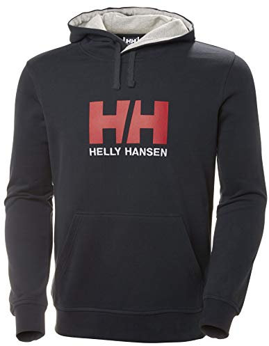 Helly Hansen Herren HH Logo Kapuzenpullover, Marineblau, L