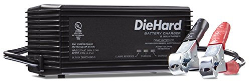 DieHard 71219 Chargeur de Batterie Intelligent pour étagère 6/12 V et mainteneur 2 A, 2 A