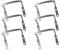 YES Time 6 Pcs Heavy Duty Hammer Pliers Garden Tools Rack Hook Holder