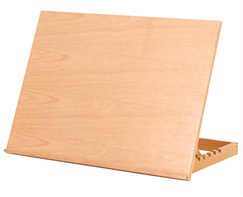 Create Lagan Wooden Table Top Easel – Adjustable Easel Stand for Painting | Wooden Table Top Easel & Drawing Board – Adjustable Beechwood Easel for Canvas, Sketching & Studio Art, Holds up to A2 Size