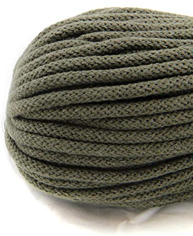 nts Nähtechnik 6mm 50m Baumwollkordel Kordel Seil in vielen Farben (olivgrün)