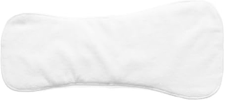 EXCEART Adult Nappies Washable (2 Pack) – Reusable Nappies | for Men & Women – 4-Layer Incontinence Adult Nappy with Fasteners – White Breathable Fiber, Sticky Strap