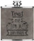 Trust Me I'M A Bin Homme 6oz Cuir PU Hip Flasque Gris Luxe
