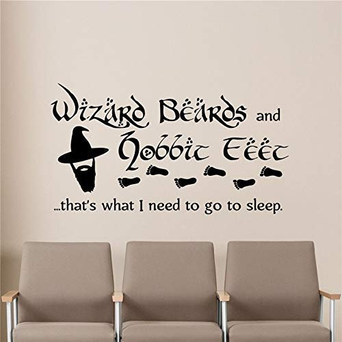 Zitat Wandtattoo Hobbit Geschenk Vinyl Aufkleber Poster Geek Dekor Kinderzimmer Modernes Design Zimmer80X44Cm