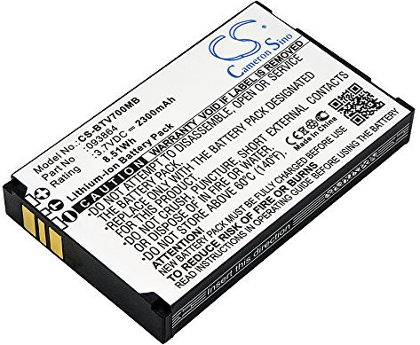 TCTK Akku 2300mAh Kompatibel mit [BT] Baby Monitor 7500, Video Baby Monitor 7000, Video 7500 Lightshow, für [NUK] Eco Control + Max 410, für [Oricom] SC860, SC870 Ersetzt 093864, BM-424 093864