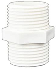 FIDALIKA 1pcs Plastique BSP Filetage Masculin Égal À L'union De Nappons Hexadécimaux, 1/8 1/4 3/8 1/2 1/4 1 Coupleur De Raccord De Raccord De Raccord De Couplage (Size : 2)