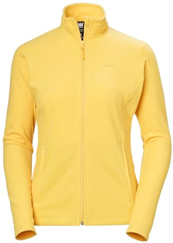 Helly Hansen Damen-Fleecejacke „Daybreaker“ mit durchgehendem Reißverschluss, Gelb (341 Honeycomb), Größe M