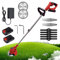 FSCLJ Potente decespugliatore a Batteria Tagliasiepi Elettrico Professionale, Leggero tagliaerba telescopico a Batteria Attrezzi da Giardinaggio