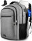 Z-MGKISS Large Laptop Backpack, 17 Inch Laptop Backpack, TSA Approved Travel Backpack for Men Women, 42L Anti Theft Computer Rucksack College School Bag, Grey
