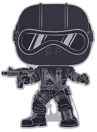Funko G.I. Joe Large Enamel Pin - Storm Shadow | Official Ad Icons Merch - Collectable Toy - Birthday Gift Idea for Fans and Collectors