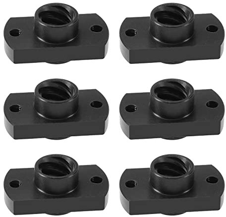 eMagTech 6 Pezzi T8 Vite Di Comando Dado POM Stampante 3D Dadi Motore Trapezoidale Asse Z Compatibile con Creality Stampanti 3D CR10 CR-10S Ender-3 ENDER 3S Ender3 Pro