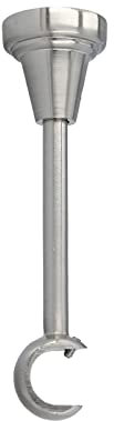 Sento Metall Zubehör für Ø 19 mm Gardinenstangen in Edelstahl Optik Ø 19mm Deckenhalter